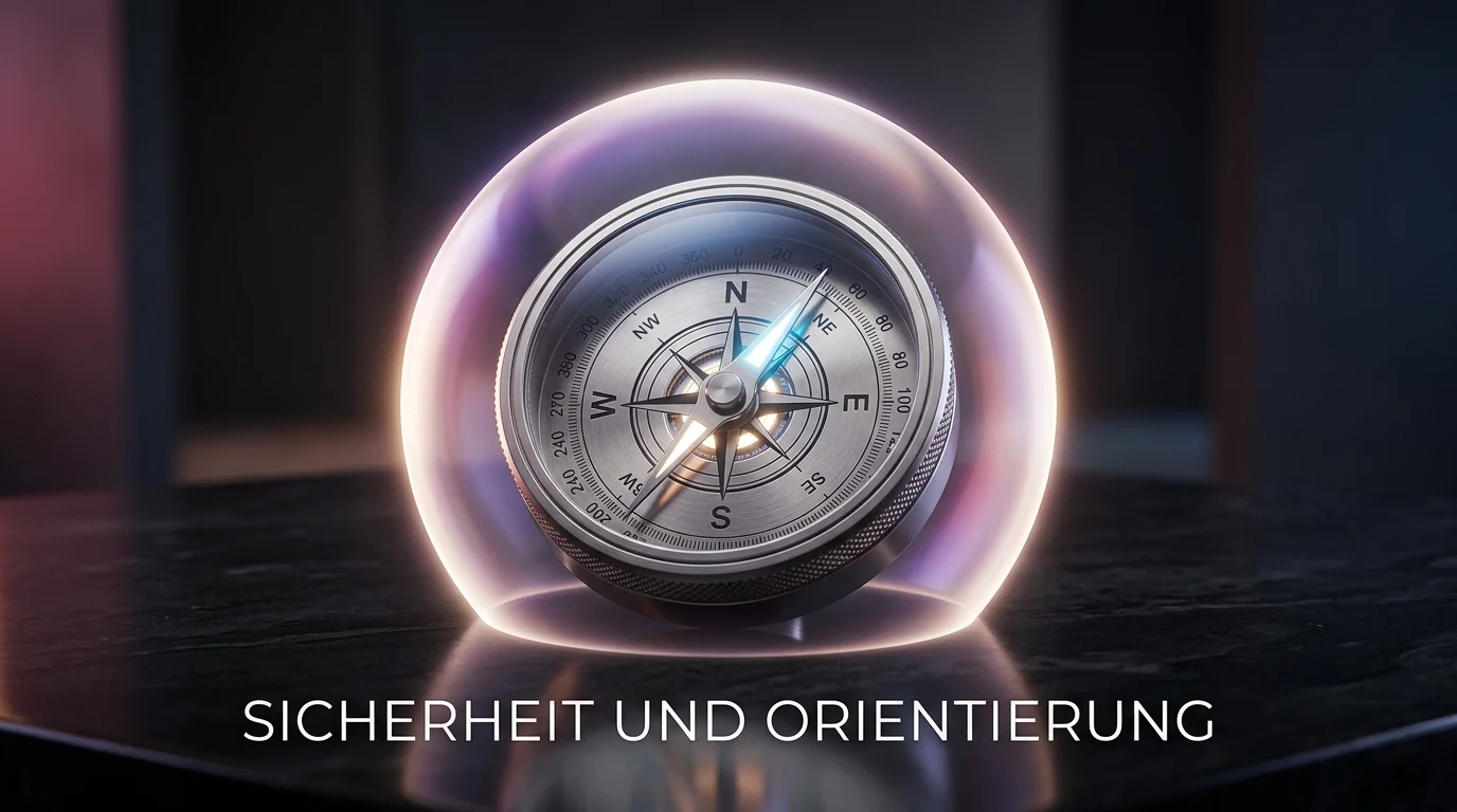 Kompass als Sinnbild für eine sachliche Orientierung beim Thema Spielerschutz